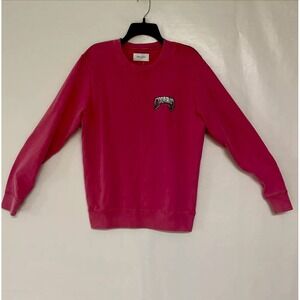 Ovadia & Sons Men's Sweater Sweatshirt Crewneck Pullover Pink Sz S SMRP $240 NWT